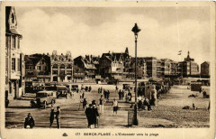 Berck Plage- Entonnoir vers la plage France à Berck