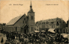 Berck-Plage Eglise et Marché à Berck