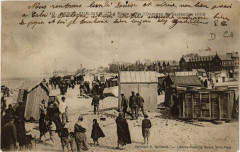Berck-sur-Mer La Plage aprés l'Ouragan à Berck