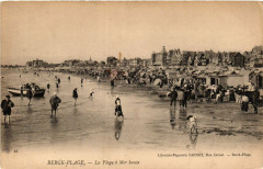Berck-Plage La Plage a Mer haute à Berck
