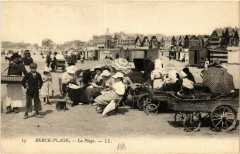 Carte postale ancienne Berck-Plage La Plage
                                                                     à Berck
                                