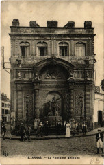 Arras La Fontaine Neptune à Arras