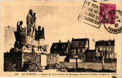 Ll. Le Portel Statue de Notre-Dame de Boulogne au Portel