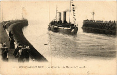 Ll. Boulogne-sur-Mer Le Depart de la Marguerite à Boulogne-sur-Mer