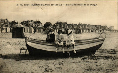 E.S. Paris-Plage Vue générale de la Plage
