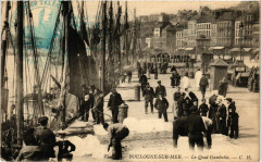 C.H. Boulogne-sur-Mer Le Quai Gambetta à Boulogne-sur-Mer