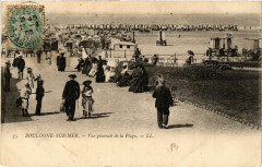 Boulogne-sur-Mer Vue générale de la Plage à Boulogne-sur-Mer