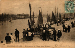 Boulogne-sur-Mer Debarquement du poisson Aspect des quais à Boulogne-sur-Mer