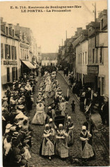 Environs de Boulogne-sur-Mer - Le Portel - La Procession à Boulogne-sur-Mer