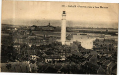 Calais - Panorama vers la Gare Maritime à Calais