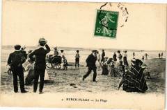 Berck - Plage .- La plage à Berck