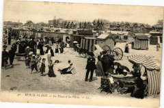 Berck-Plage - La plage et les villas à Berck