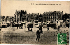 Berck-Plage - La plage cote nord à Berck