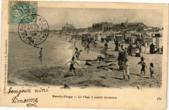 Berck-Plage - La plage a maree montante à Berck