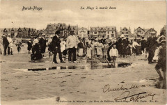 Berck-Plage - La plage a maree basse à Berck