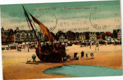 Berck-Plage - La plage a maree basse à Berck