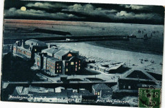Boulogne la nuit - Panorama et Casino pres des falaises