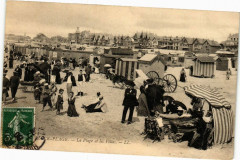 Berck-Plage - La Plage et les villas à Berck