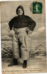 Boulogne-sur-Mer - Type de pecheur à Boulogne-sur-Mer