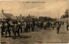 Bruay - Arrive d'un train ouvrier