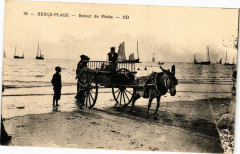 Berck-Plage - Retour de Péche à Berck