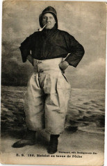 Matelot en tenue de Péche -
													62 Pas de Calais
												
