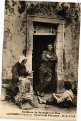 Environs de Boulogne-sur-Mer - Equihen - Famille de Pécheurs à Boulogne-sur-Mer