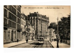 Carte postale ancienne Boulogne-sur-Mer - Le boulevardSainte-beauve
                                                                     à Boulogne-sur-Mer
                                