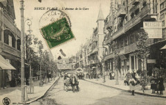 Berck-Plage - L'Avenue de la Gare à Berck