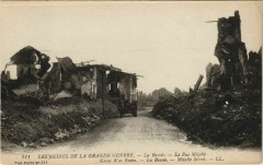 Les Ruines de la Grande Guerre - La Bassee La Rue Mizelle à Erre