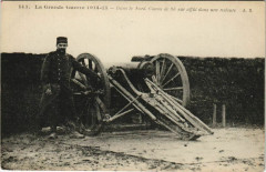 La Grande Guerre 1914-15 Dans le Nord Canon de 95 à Erre