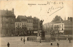 Nord Dunkerque Place de Jean-Bart statue à Dunkerque