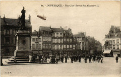 Dunkerque - Place Jean-Bart et Rue Alexandre-Iii à Dunkerque