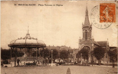 Malo-les-Bains-Place Turenne et l'Eglise