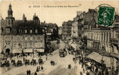 Lille-La Bourse et la Rue des Manneliers à Lille