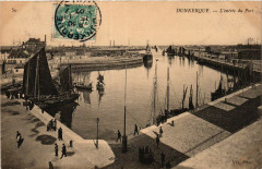 Dunkerque-L'entrée du Port à Dunkerque