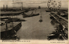 Dunkerque-L'Entrée du Port à Dunkerque