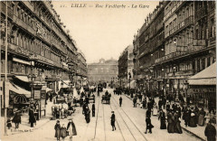 Lille - Rue Faidherbe - La Gare à Lille