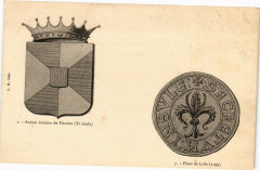 Ancien ecusson de Flandre-Fleur de Lille à Lille