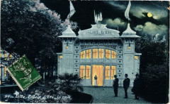Lille-Palais d'Ete la nuit à Lille