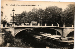 Lille - Pont et Ecluse de la Barre à Lille