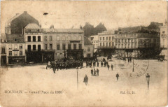 Roubaix - Grand place en 1880 à Roubaix