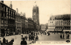 Dunkerque - La Place Jean-Bart à Dunkerque