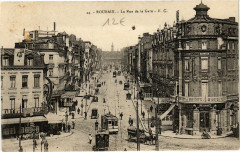 Roubaix - La Rue de la Gare à Roubaix