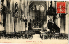Beauvois - Interieur de l'Eglise -
													59 Nord
												