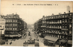 Lille - Rue Faidherbe (Vers la Place du Theatre) à Lille
