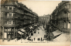 Lille - Rue Faidherbe (vers la Gare) à Lille