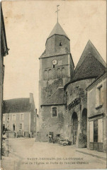 Saint-Germain De La Coudre Rue de l'Eglise etz Porte de L'ancien Cha à Sai