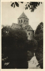 Domfront Notre Dame sous l'eau -
													61 Orne
												