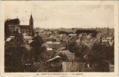 Sainte-Gauburge Vue générale à Sai